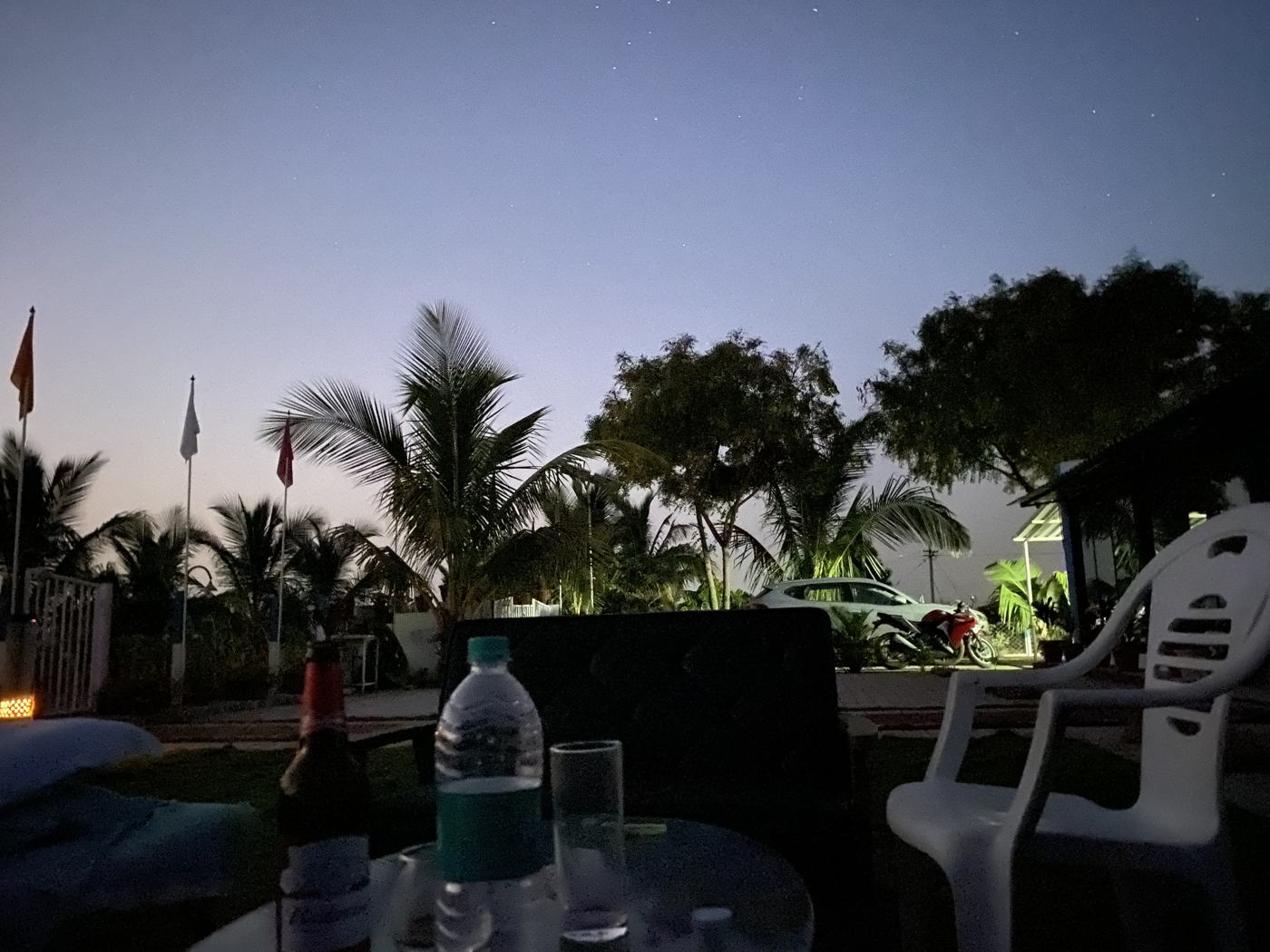Dusk garden table