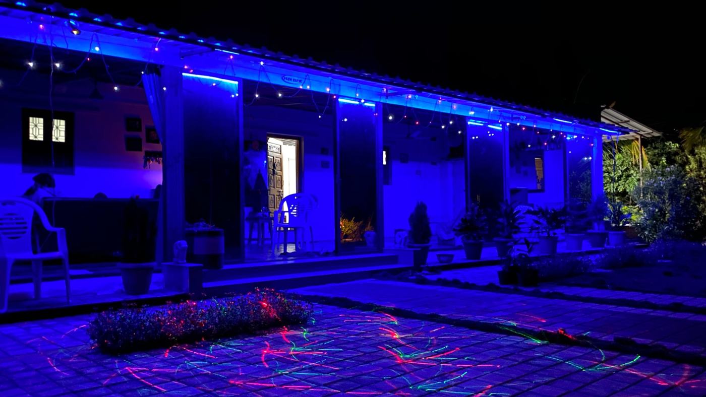 House night lights wide